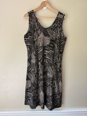 Nomadic Traders Black & Taupe Sleeveless Dress